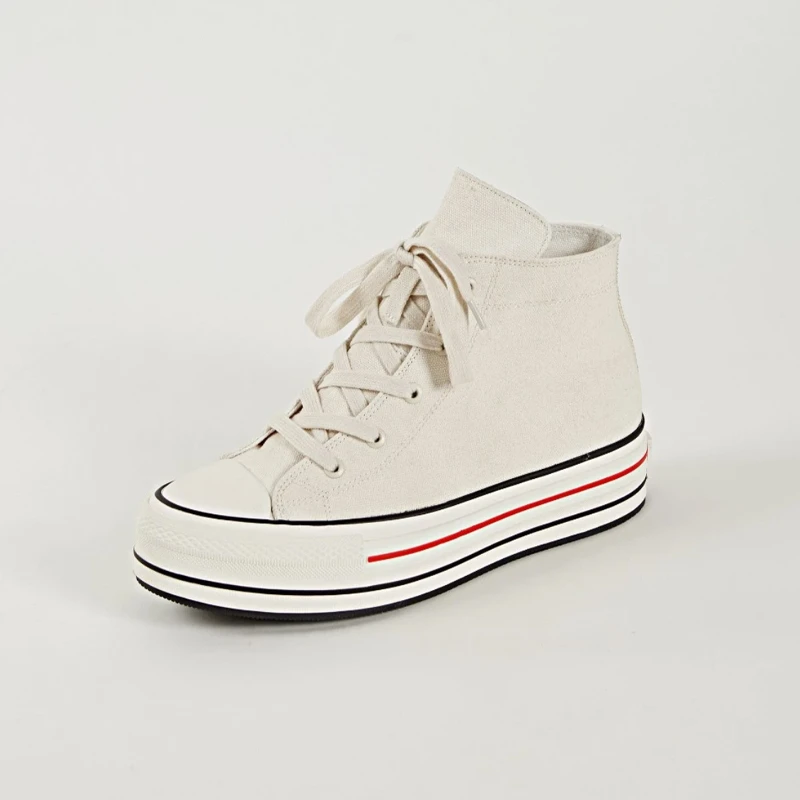 笆黎格调米白色饼干鞋23235