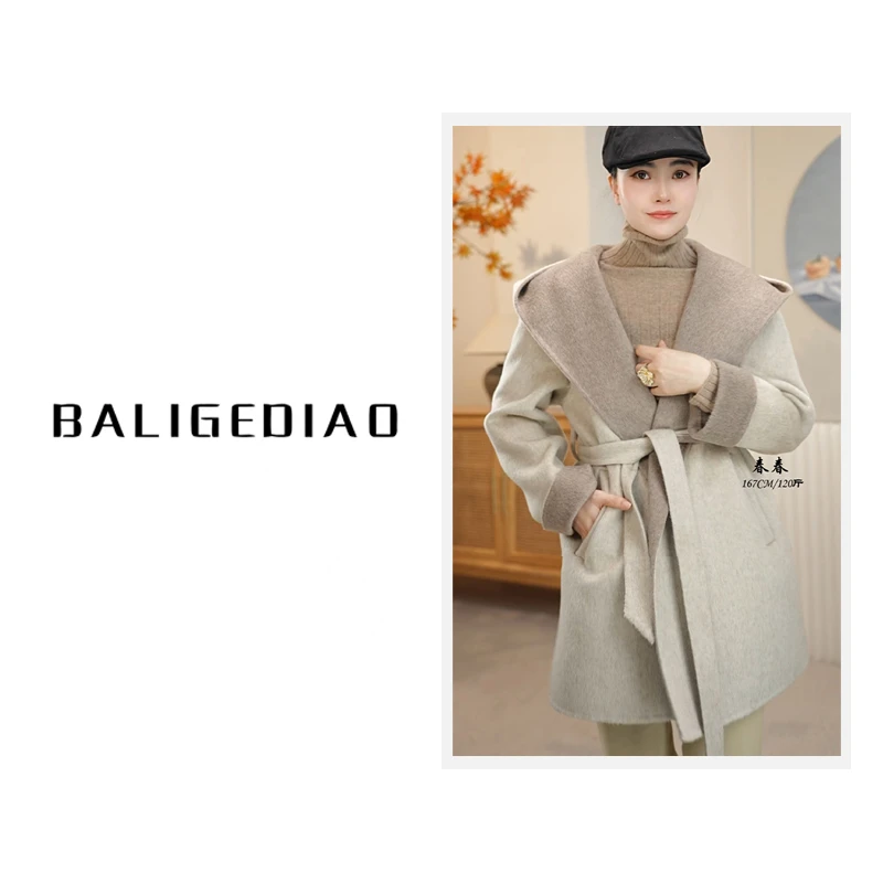 【歌德大衣】100%羊毛纯手工大衣24135【红人上新】