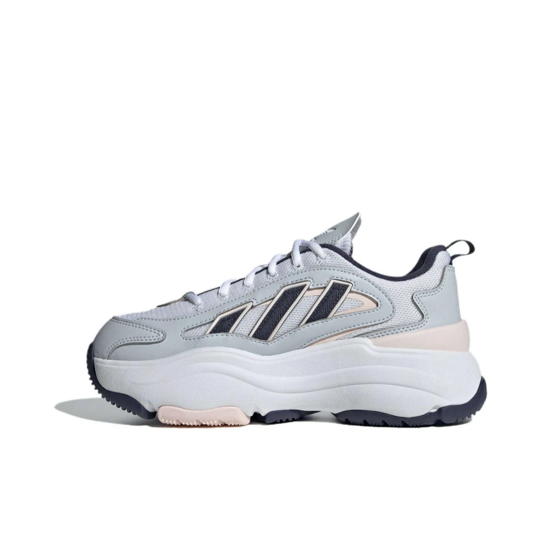 adidas/阿迪达斯女子低帮厚底老爹鞋透气减震休闲运动鞋JI4282