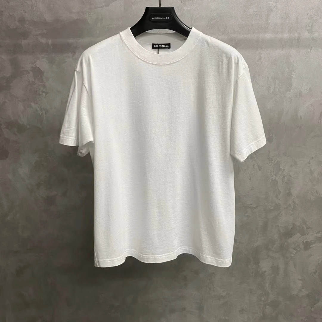 balenciaga 白色背后印花图案logo短袖/S/未使用
