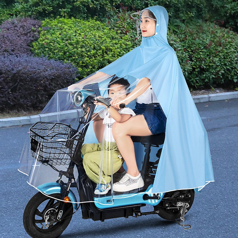 雨衣电动车双人母子亲子2025加厚摩托电瓶车男女款全身防暴雨雨披