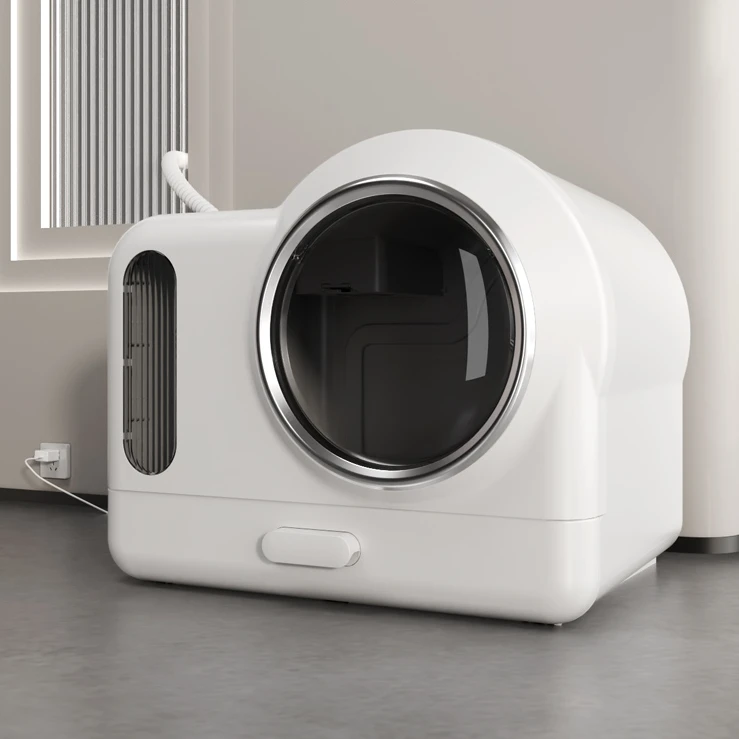 【夏天智能除臭猫厕所】无臭养猫插电式生物感应超大除臭智能猫砂