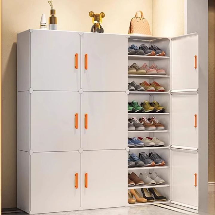 简易鞋柜新款2025爆款家用门口室内多层收纳神器出租屋塑料鞋架子