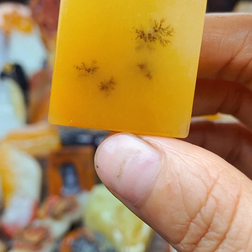 【闪购商品】石英质玉(黄龙玉)颈饰未镶嵌