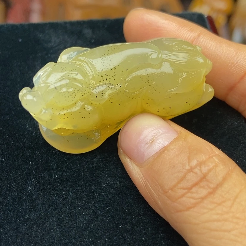 【闪购商品】石英质玉（黄龙玉）颈饰未镶嵌