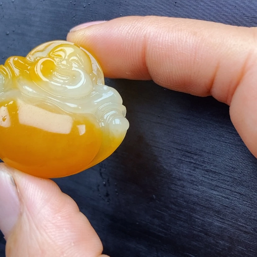 【闪购商品】石英质玉(黄龙玉)颈饰未镶嵌