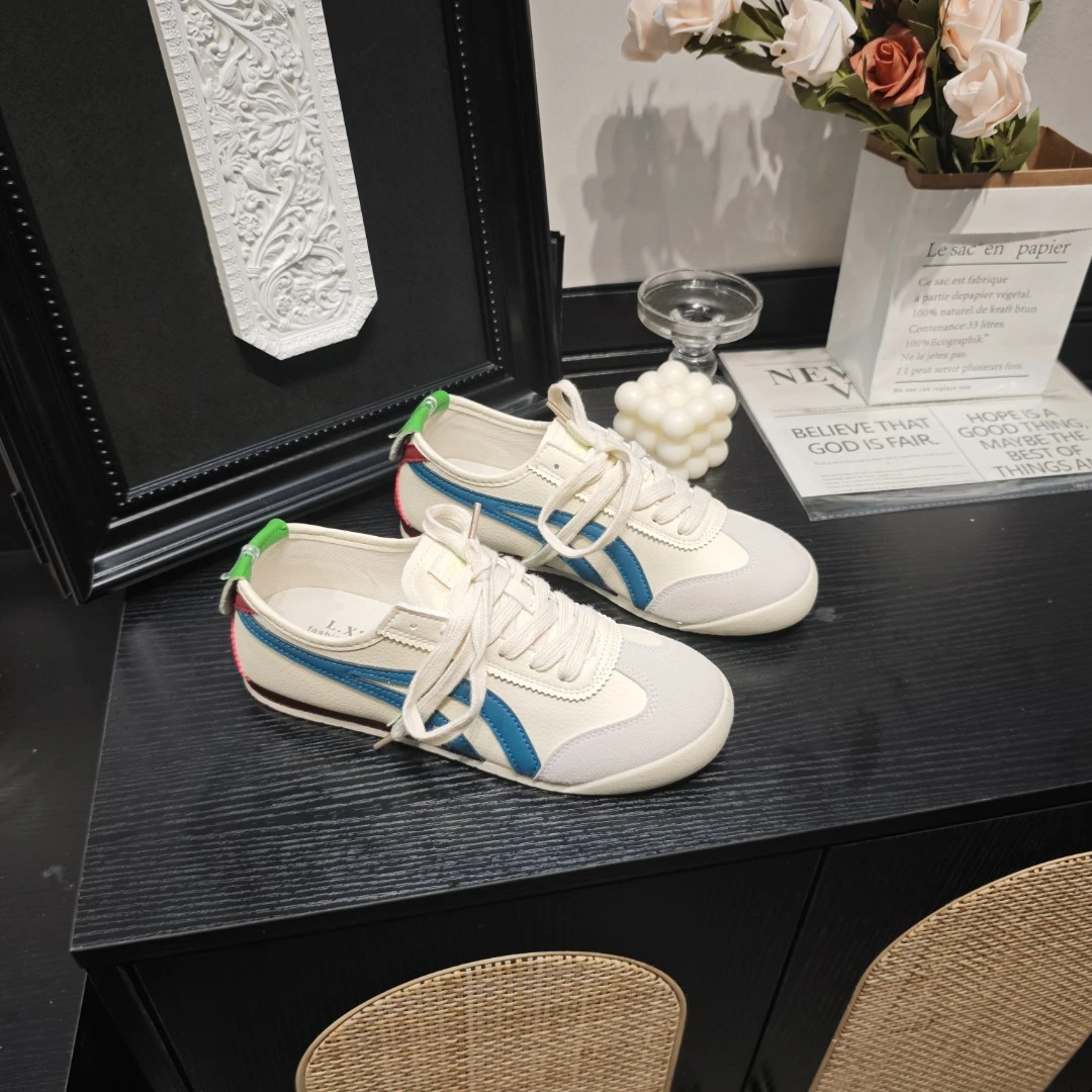 印妍女鞋2024新款夏季透气时尚阿甘运动鞋小白鞋德训板鞋6992P