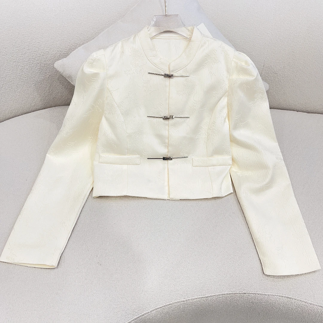 【龙哥专属】 W3F1199XB 秋季新款时尚新中式优雅女装外套