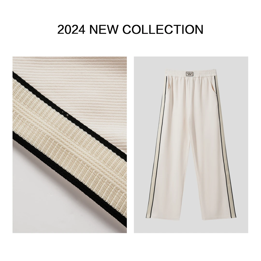 【龙哥专属】K1F18005B 时尚宽松女士秋季休闲长裤