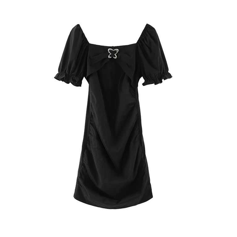 【龙哥专属】L132111 夏季新款黑色高端气质女士裙 2111