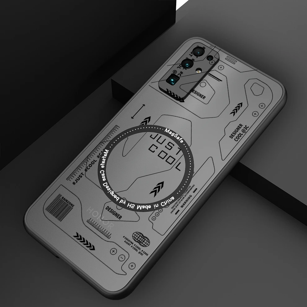 rainzone荣耀30手机壳30pro新款手机套30s磁吸华为honor30青春版