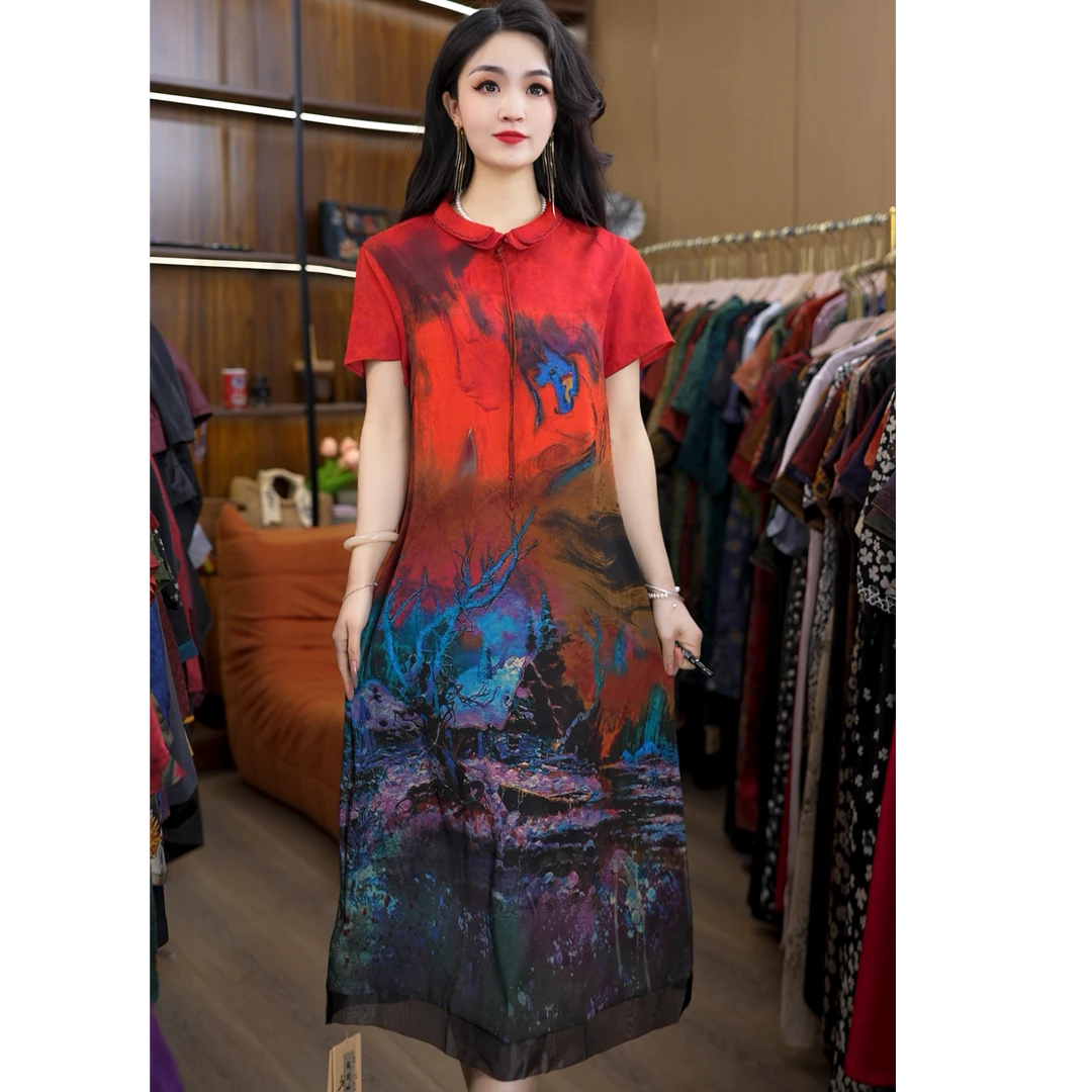 3-920-10新款时尚休闲连衣裙