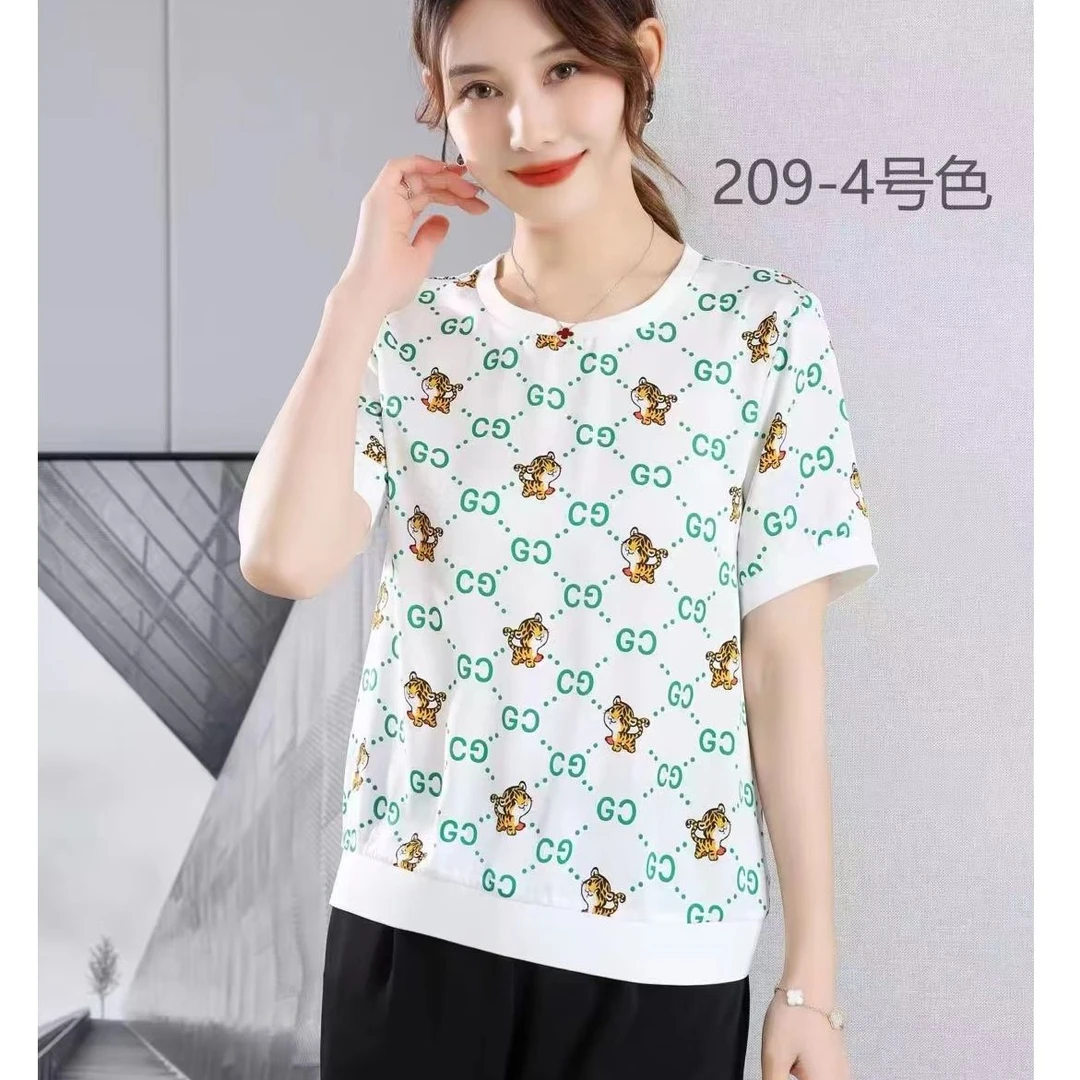 9-2090-27新款圆领减龄小衫