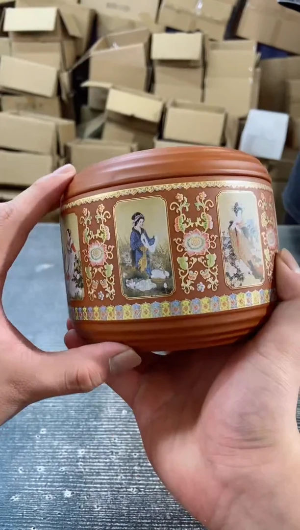 【闪购商品】其他四大美女紫砂茶叶罐