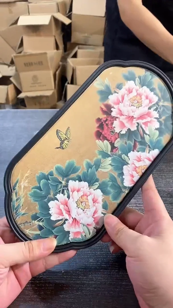 【闪购商品】其他牡丹活性炭吸水茶盘