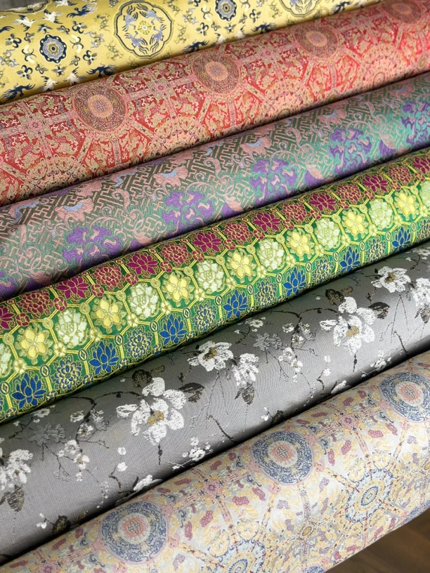 【2米以上专拍】老宋锦工艺面料，幅宽114，剪裁既不退换