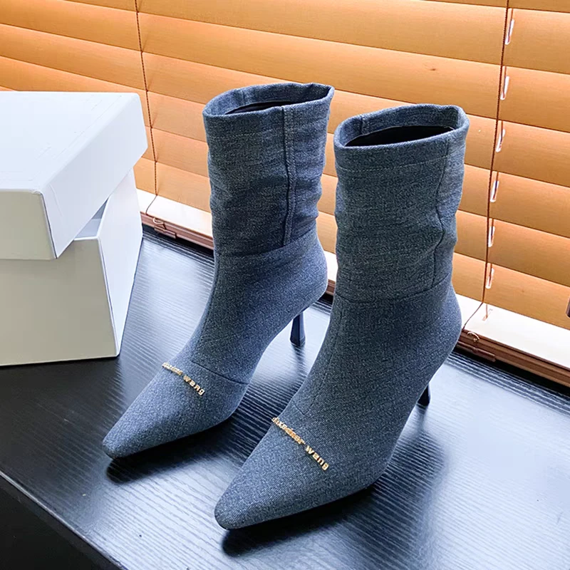 2309-1百搭时尚网红高跟女靴