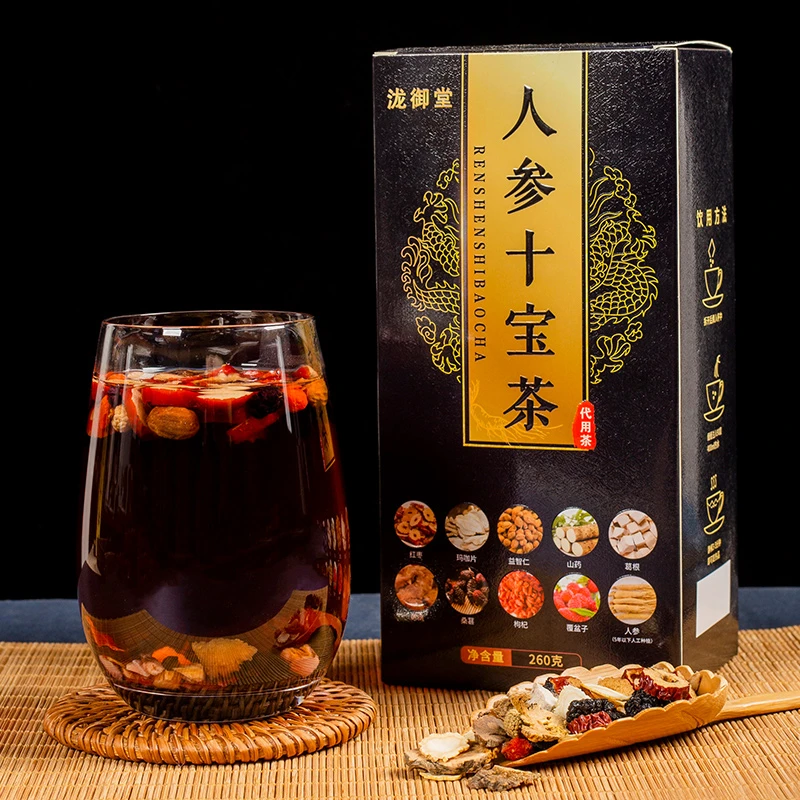 人参十宝茶男士养生花茶肾宝花茶