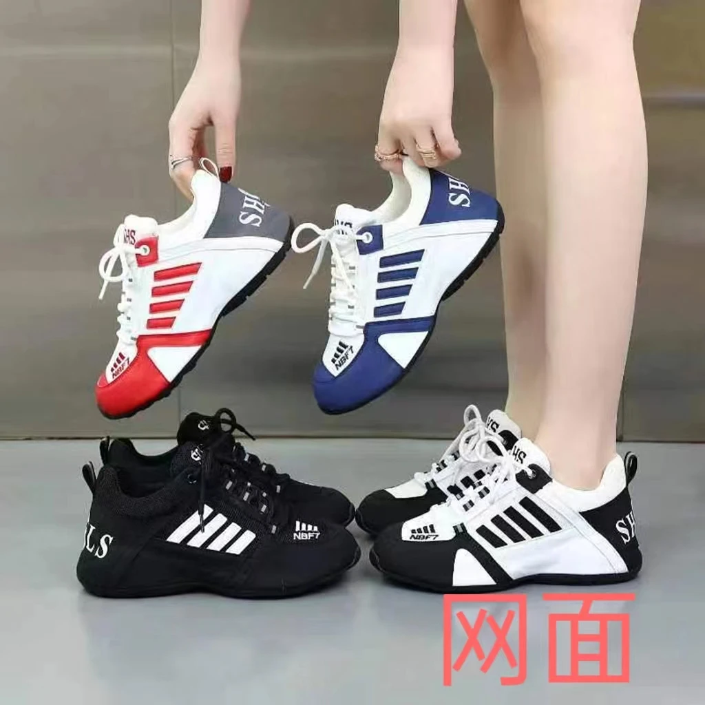 7021-2步步发芭蕾运动风情侣休闲老爹鞋（双网）网面百搭透气休闲鞋