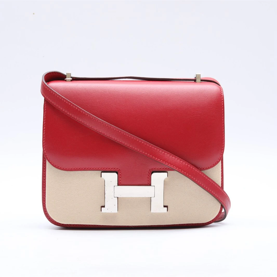 99新 Hermes/爱马仕  康康 19 54中国红 Swift皮 A刻 P224930258