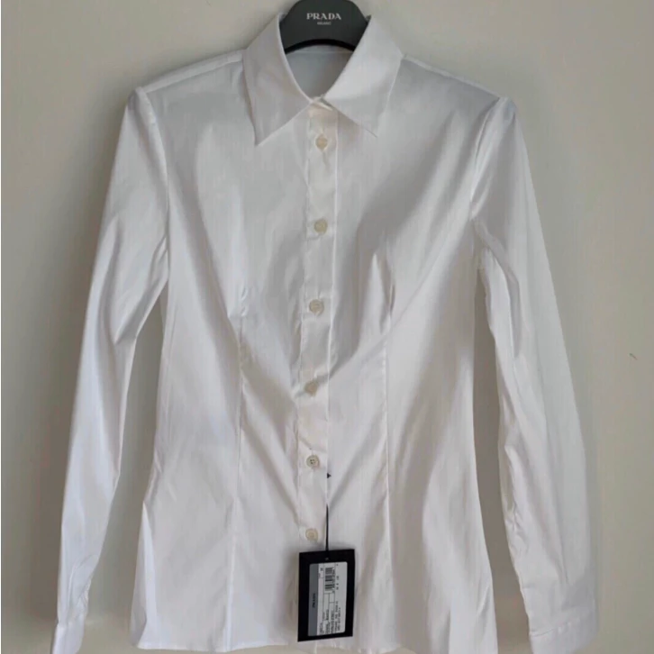 全新未使用 Prada/普拉达 白衬衫 白色 TP008596
