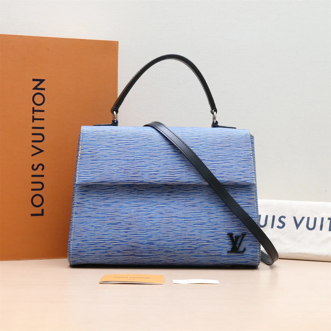 95新 LouisVuitton/路易威登 单肩包 中号 32 蓝色 P234140628
