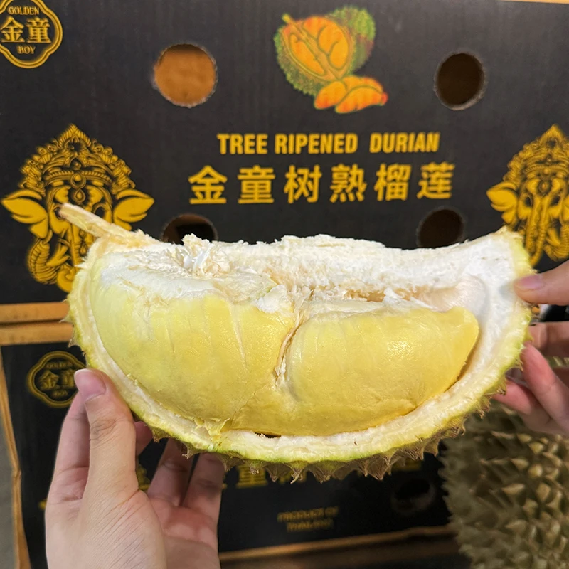 【百里挑一A果】乐鲜果园泰国金童金枕榴莲鲜果1个装 顺丰快递