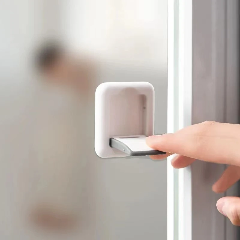 重推拉门窗防夹手宝宝保护安全锁窗户锁扣锁门神器锁免打孔限位锁