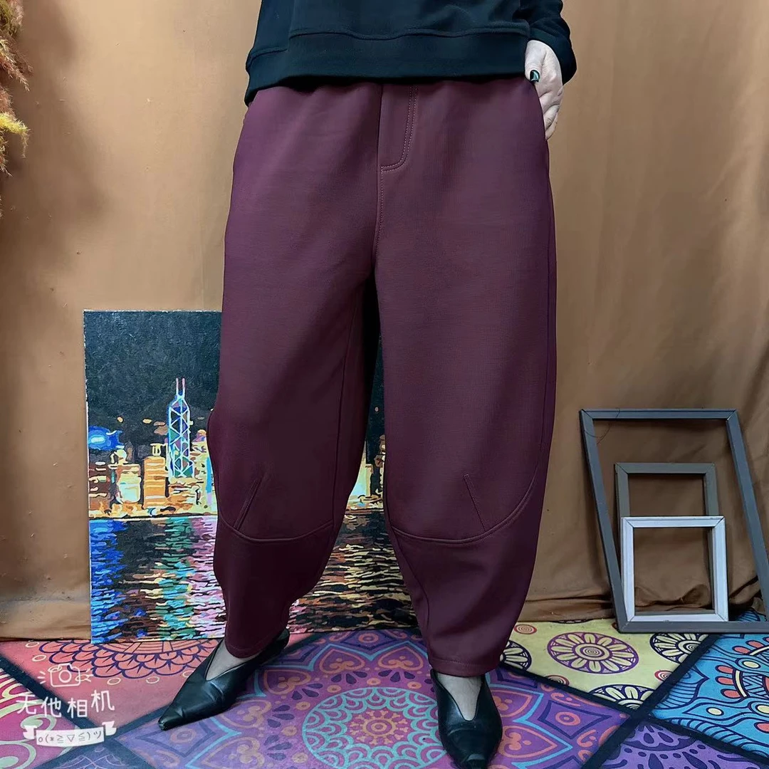 【走线新版加绒休闲裤】