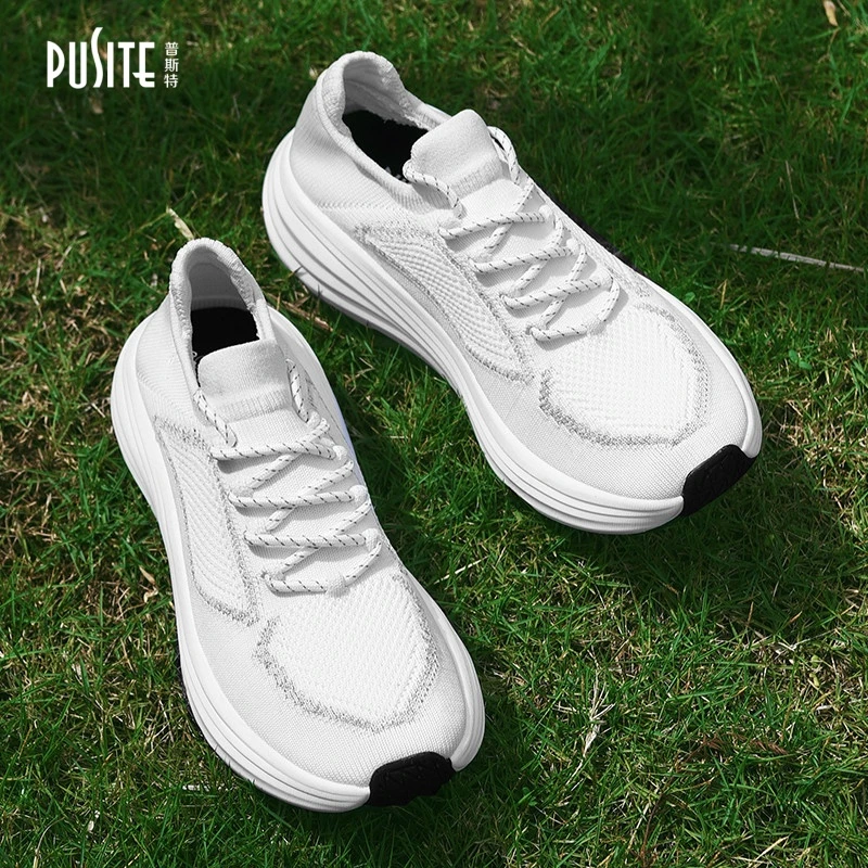 普斯特PUSITE冠军壹号 抗菌科技运动鞋防水防油防污夜光跑鞋