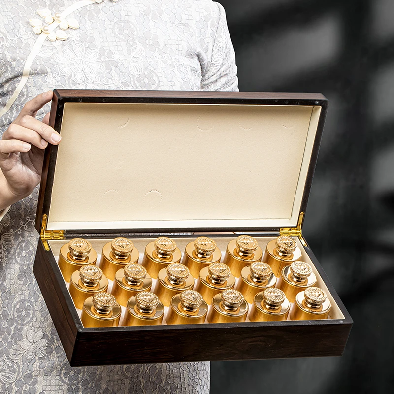 肉桂岩茶乌龙茶叶礼盒装180克小罐装-z--z-