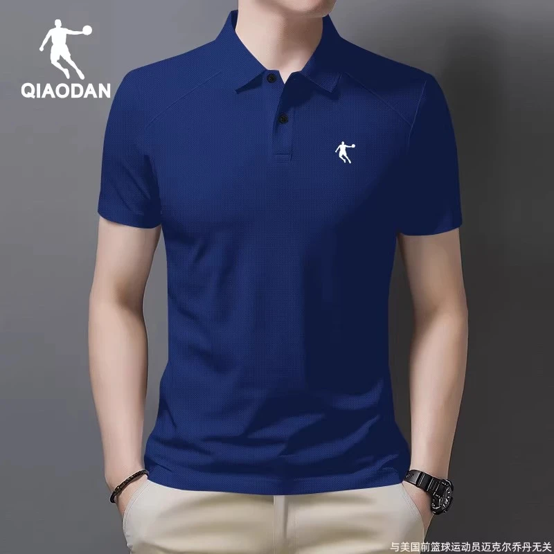 乔丹短袖polo衫男2025冬季新款翻领t恤运动上衣男士商务保罗半袖
