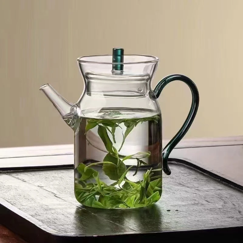 玻璃壶绿茶壶仿宋执壶耐高温可煮小壶红茶泡茶壶小宋壶简约茶具