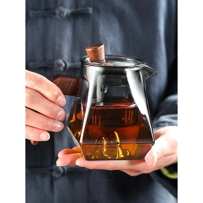 玻璃茶壶套装泡茶家用茶水分离耐高温茶具过滤单壶办公室送礼茶器