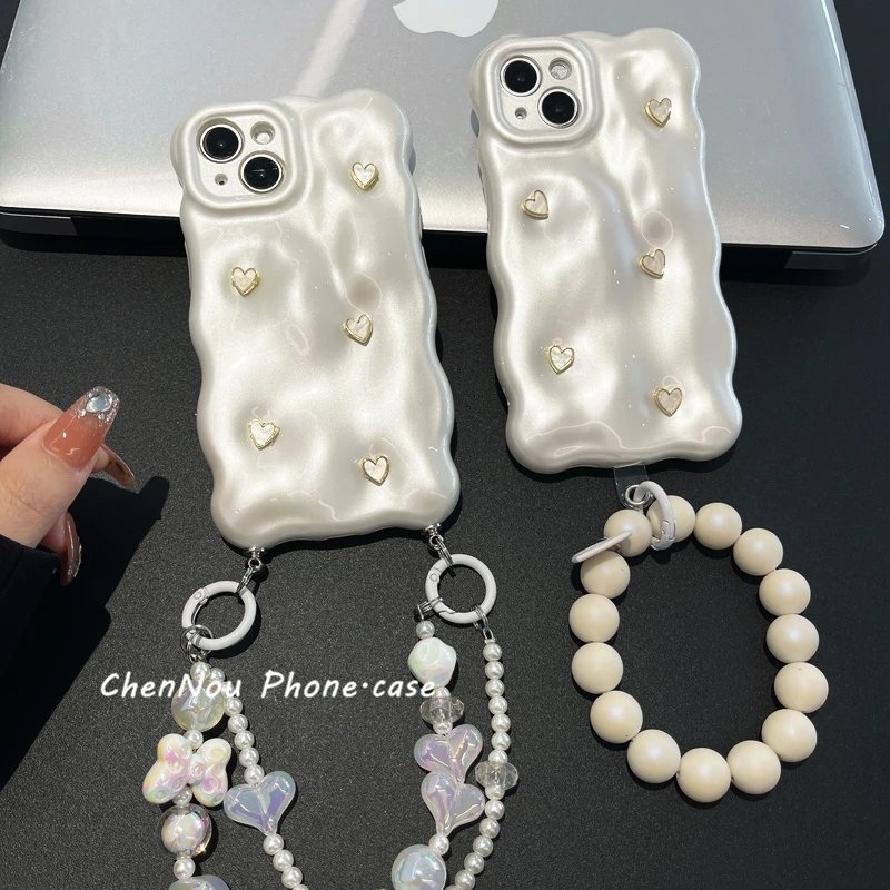 苹果14手机壳iphone13pro爱心宝石ins小众12pro气质14pro斜挎11