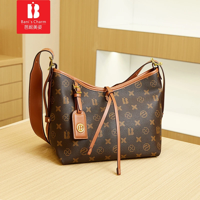 单肩包女高颜值老花子母斜挎包腋下大号托特包百搭休闲经典女包