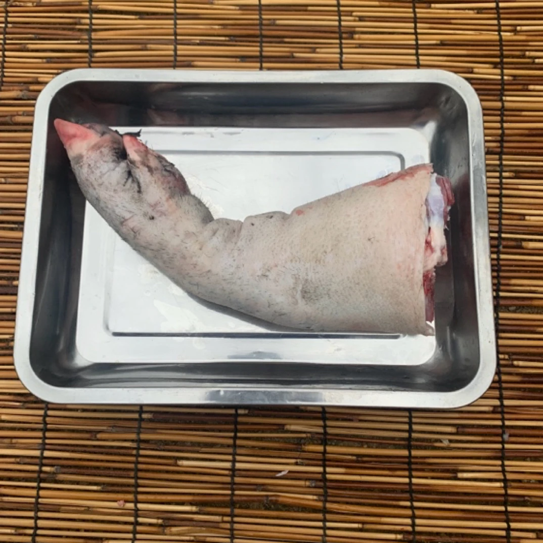 农村余哥浙江衢州高山放养土猪肉猪脚2.5kg