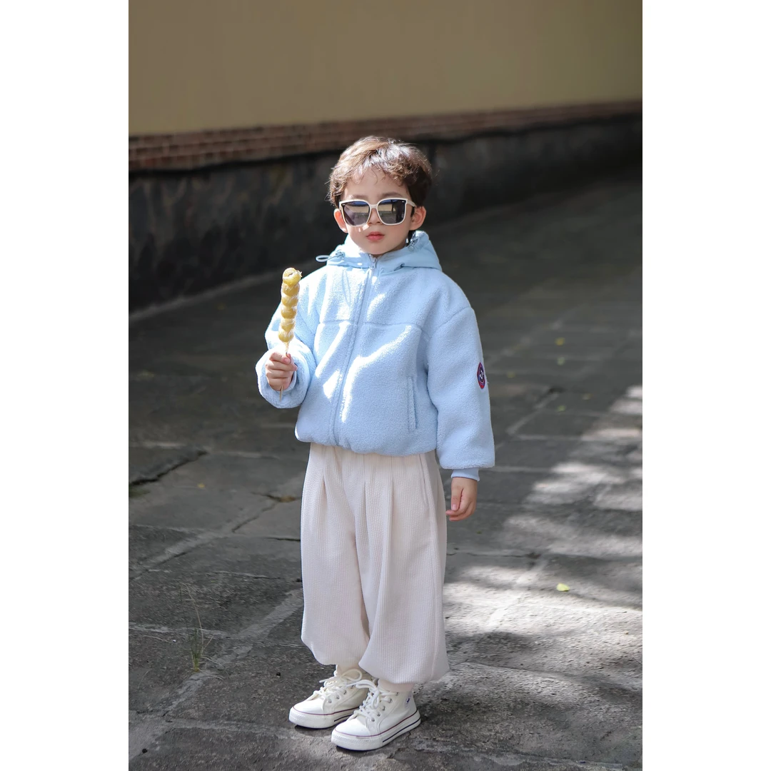 【现货】伟伟同款【蓝调Moment】2024冬季新款加绒夹克外套WW0416