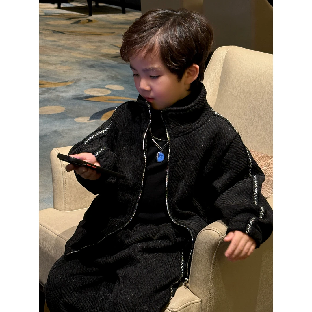 【现货】伟伟同款【万里星河】2024冬季新款加绒卫衣外套套装WW0456