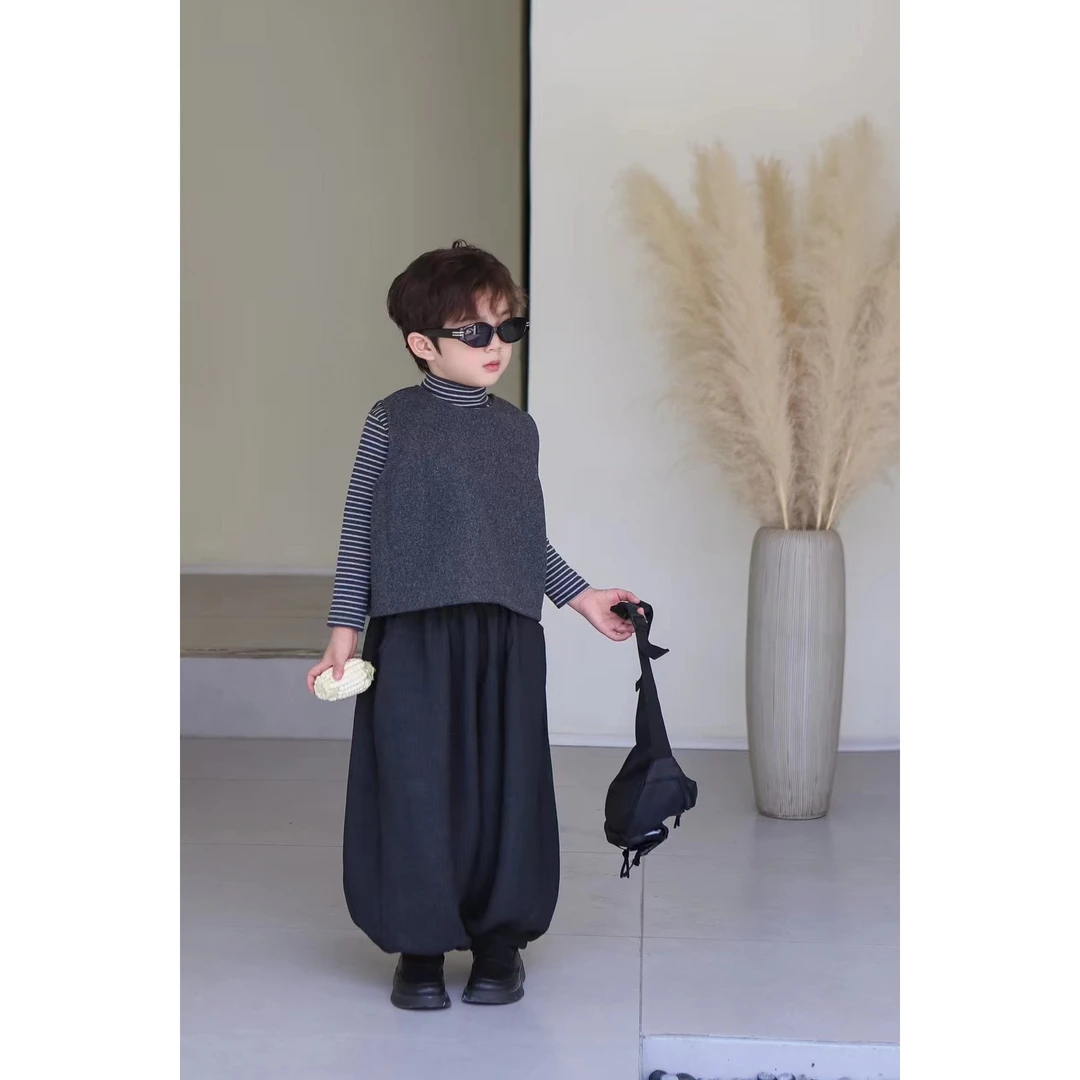 伟伟同款【克莱顿书签】2024秋季新品休闲套装WW0344