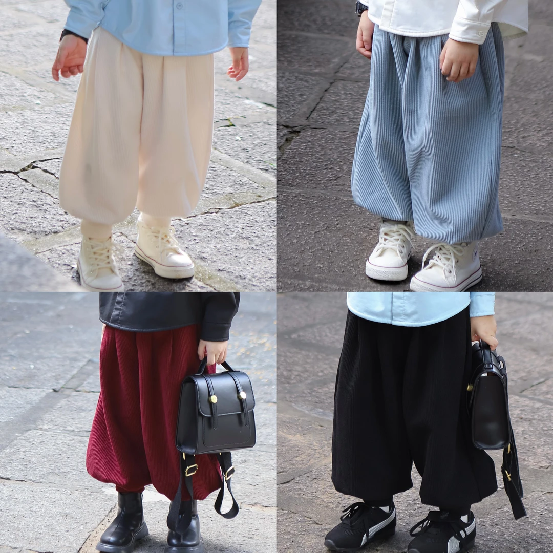 【现货】伟伟同款【新一代裤王】2024冬季新品加绒灯笼裤童装WW0410