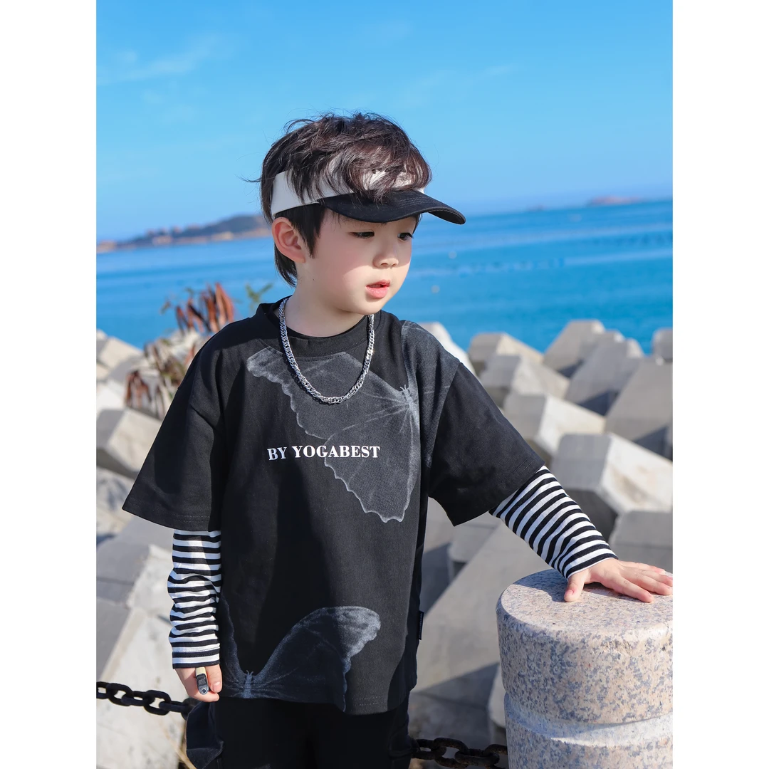 伟伟同款【破茧成蝶】2024夏季新款蝴蝶半袖WW0211