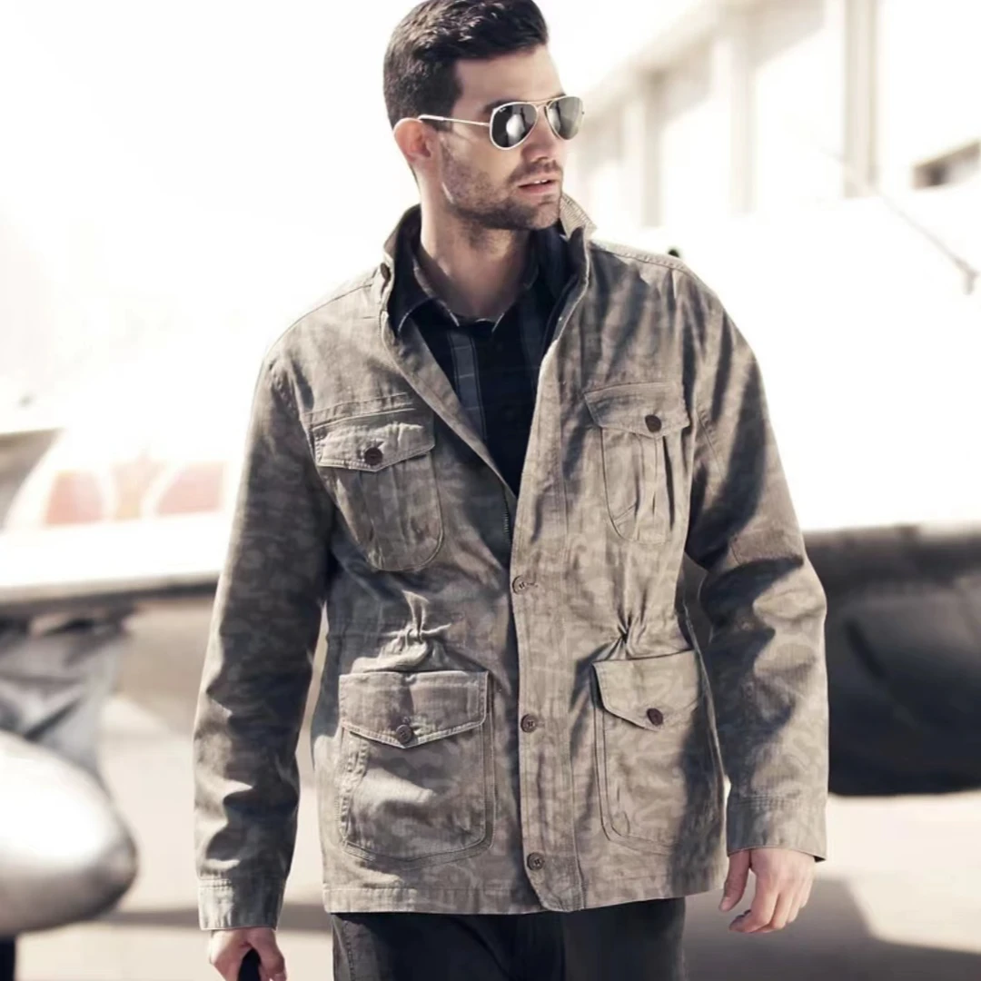 3543迷彩战术防泼水夹克户外外套上衣秋冬季男士美式 MCJ508