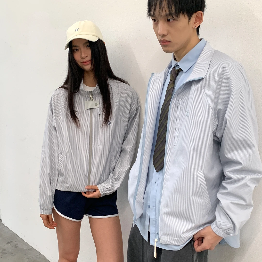 【达播专用】roaringwild a arch 咆哮野兽 条纹轻质骑行休闲夹克
