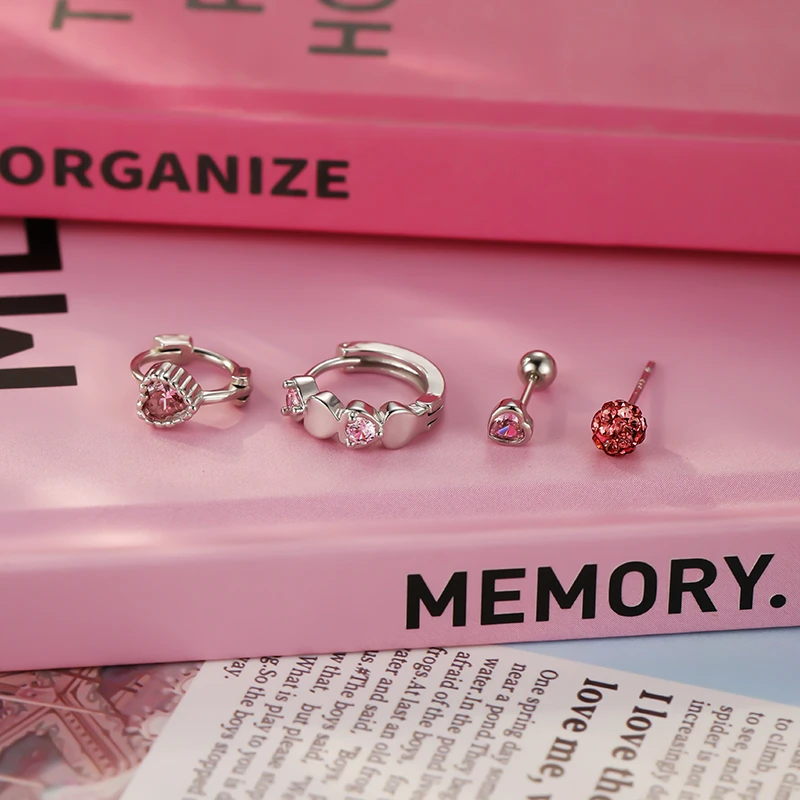 钛钢耳饰 钛钢耳钉养耳洞女设计感小众独特耳骨钉适合秋冬的耳饰