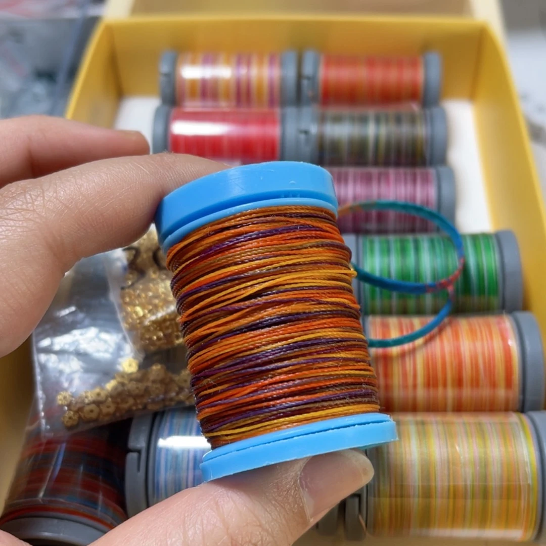 【闪购商品】6股段染蜡线九紫离火
