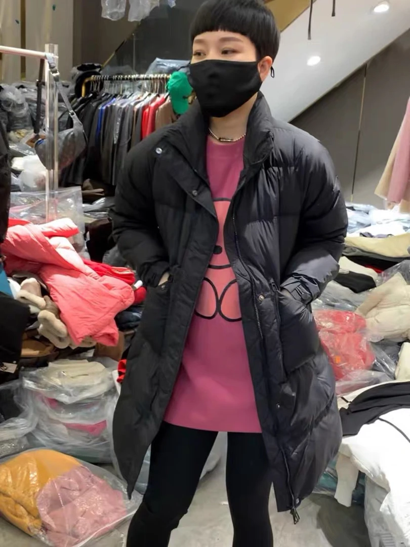 JING2024冬季新款83156立领保暖长中长款外套