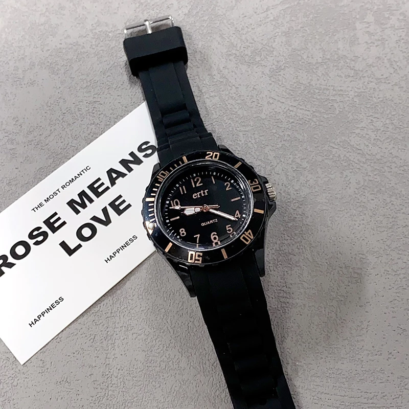 夜光防水儿童静音手表男女初高中学生潮流简约青少年男童只看时间