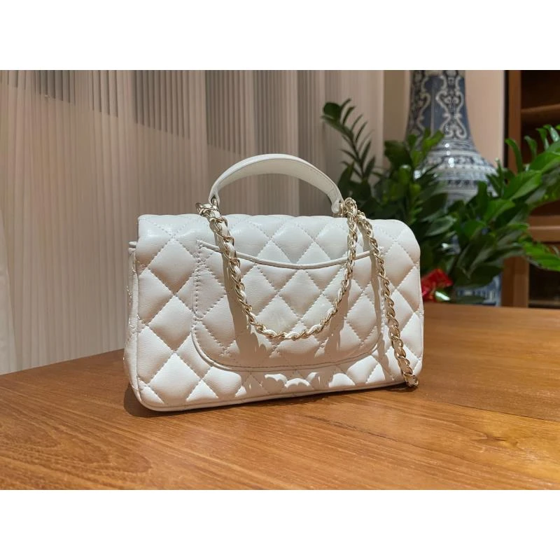 HIRMRIS手工真皮包551030-白-香小憨手提