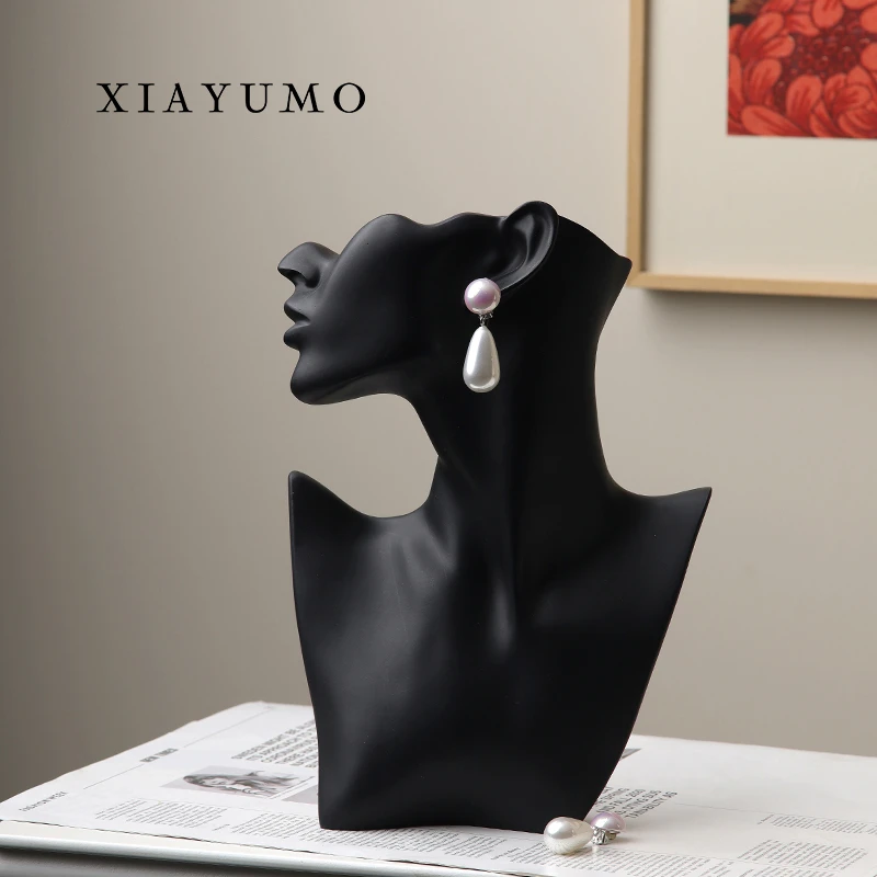 夏羽墨儿童公主高端简约日常百搭小女孩白粉色珍珠长珠耳饰